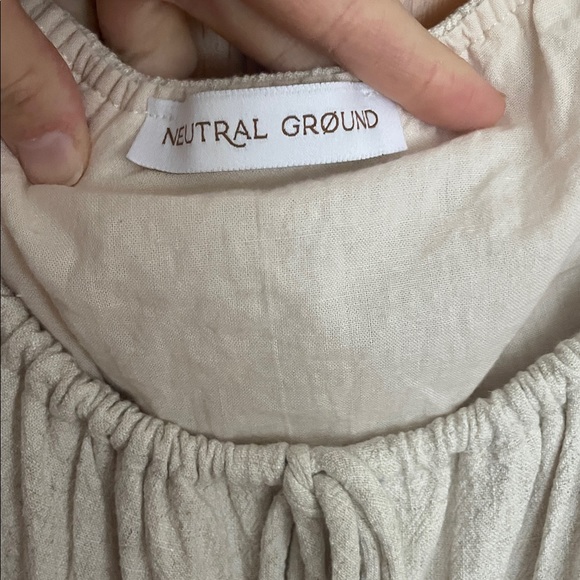 Neutral Ground Cream Dress - Picture 2 of 5